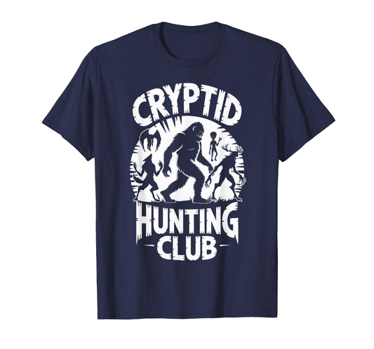 Cryptid Hunting Club Mothman Cryptozoology Folklore Cryptid T-Shirt