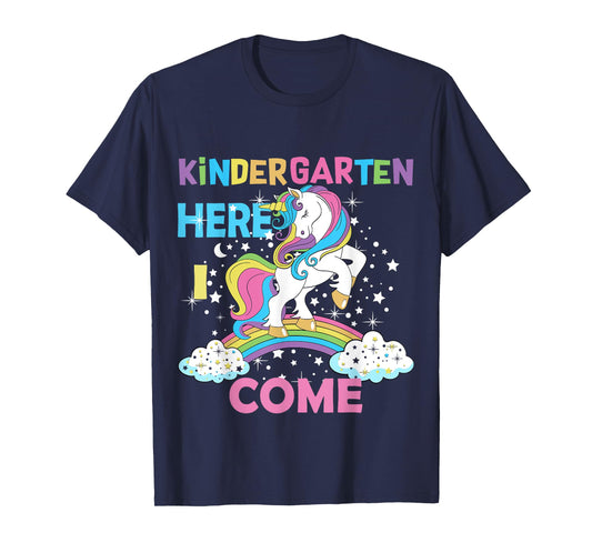 Unicorn Kindergarten Here I come School Kindergarten Girl T-Shirt