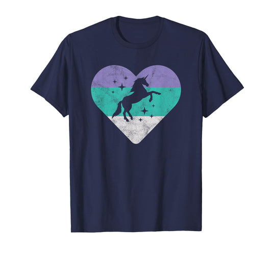 Unicorn Retro Gift For Women or Girls T-Shirt