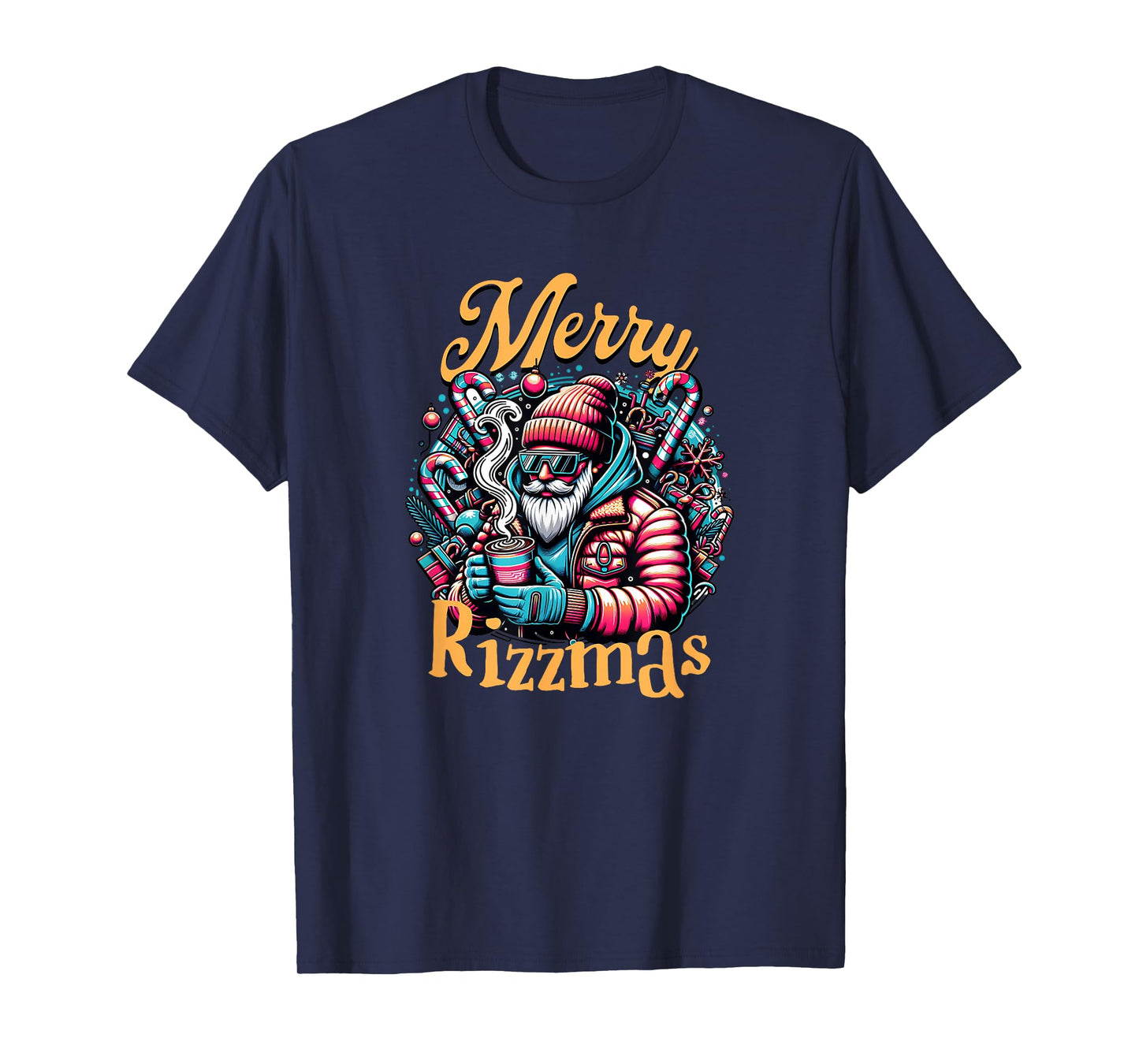 Merry Rizzmas, viral influencer skibidi christams brain rot T-Shirt