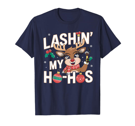 Xmas Cosmetics Lash Artist Lash Tech For Women Girls T-Shirt