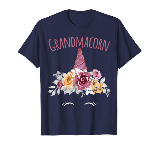 Grandmacorn Unicorn Grandma T-Shirt