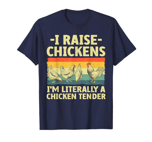 Chicken Gift Chicken Lover Accessories & Stuff Unisex-Adult T-Shirt Black Small Funny Chicken Tender Art Poultry Chicken Farmer T-Shirt