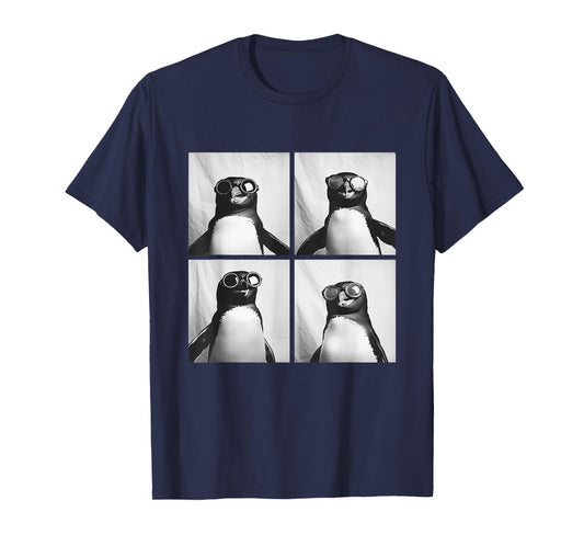 Funny Penguins with Sunglasses Cool Birds Animals Humor Meme T-Shirt