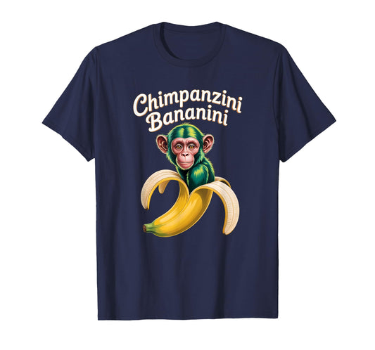 Chimpanzini Bananini Italian Brainrot Meme T-Shirt