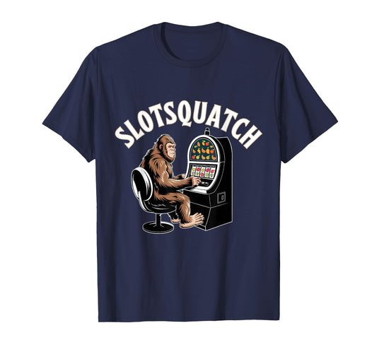 Sasquatch Slot Machine Bigfoot Slots T-Shirt