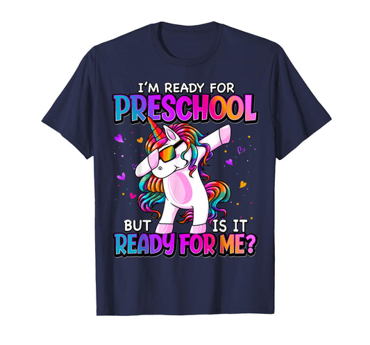 I'm Ready For Preschool Shirt Back To School Preschool Girls T-Shirt
