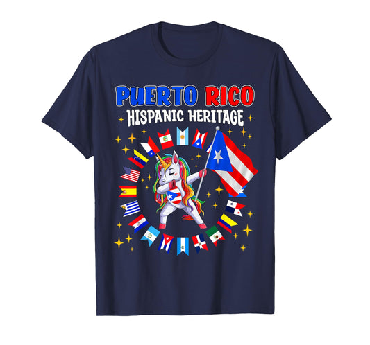 Hispanic Heritage Month Puerto Rico kids boys girls toddler T-Shirt