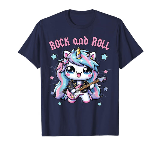 Girls Rock, Unicorn Rock Star, Unicorn Girls Rock and Roll T-Shirt