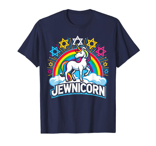 Hanukkah Funny Jewnicorn Jewish Unicorn T-Shirt