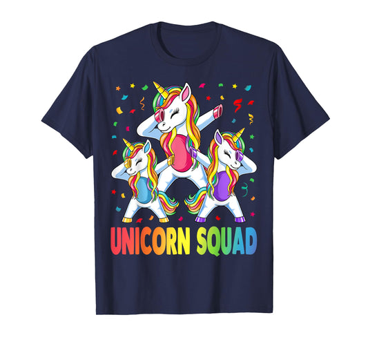 Unicorn Squad Shirt, Unicorn T-Shirt Gifts T-Shirt, Black