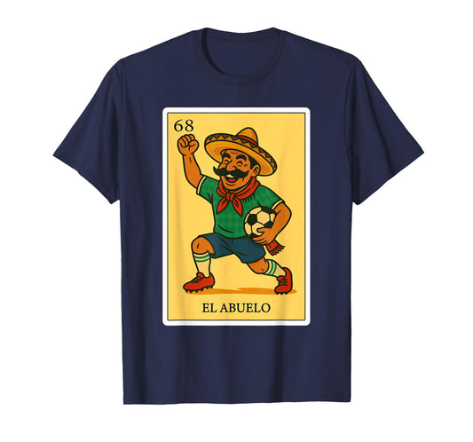 El Abuelo Futbolero | Spanish-Mexican Bingo Gifts for Abuela T-Shirt
