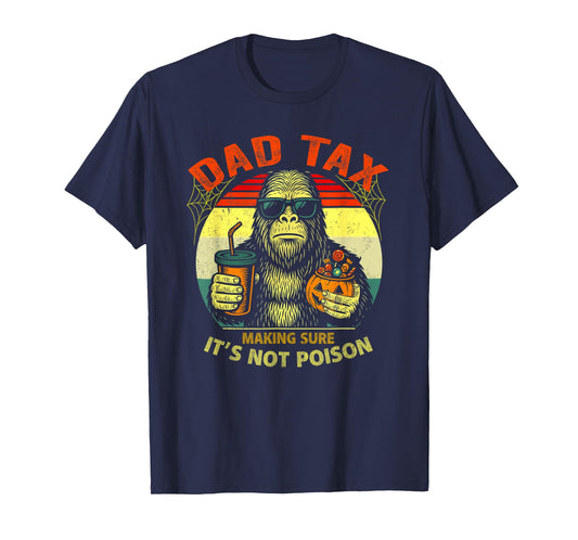 Skeleton Papa Halloween Dad Tax Making Sure Not Poison T-Shirt