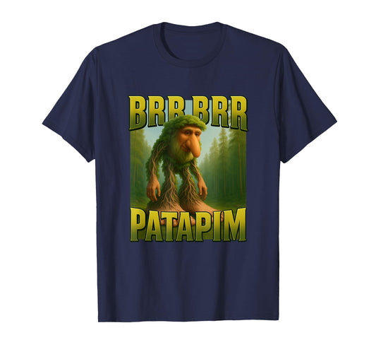 Brr Brr Patapim Italian Brainrot Funny Forest Monkey Meme T-Shirt