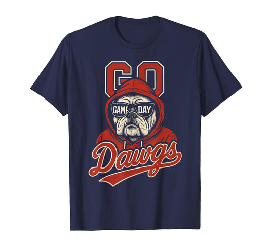 Bulldogs Graphic Go Dawg Men Women Kid Boy Girl T-Shirt