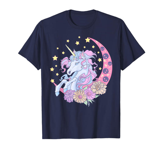 Pastel Goth Unicorn Japanese Anime Kawaii Creepy Cute T-Shirt