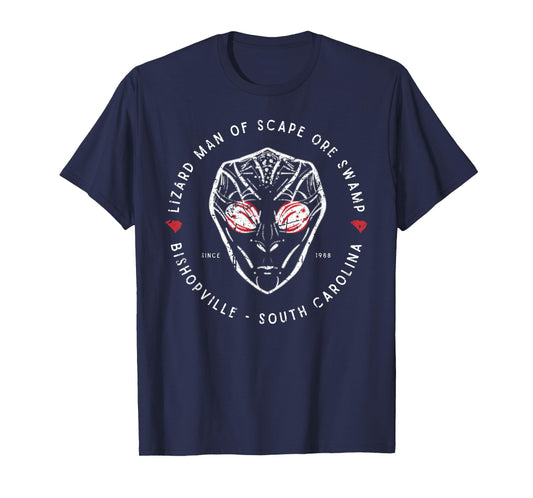 Lizard Man of Scape Ore Swamp Bishopville SC Famous Cryptid T-Shirt