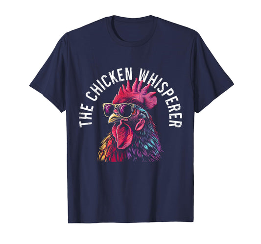 Chicken Whisperer Mom Dad Funny Poultry Farmer Vintage Farm T-Shirt