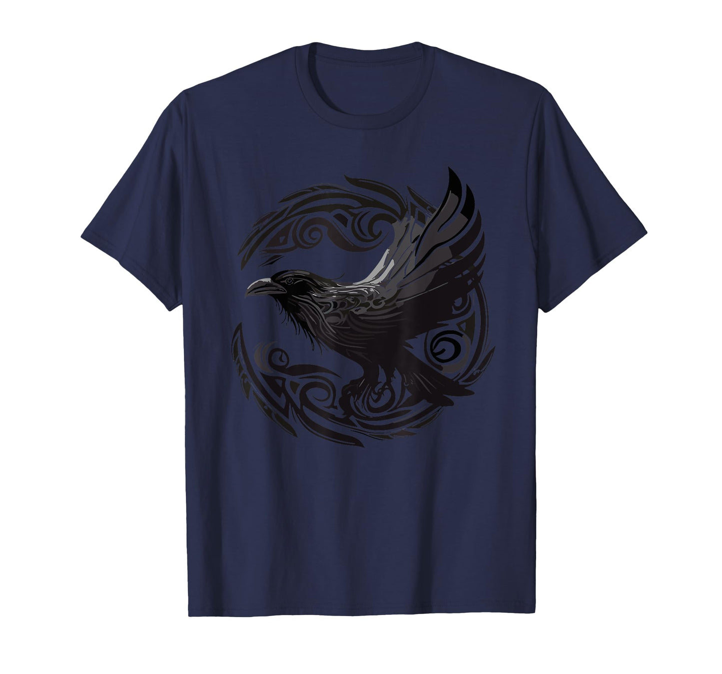 Crow Raven Norse Mythology Viking Vikings Nordic Bird T-Shirt