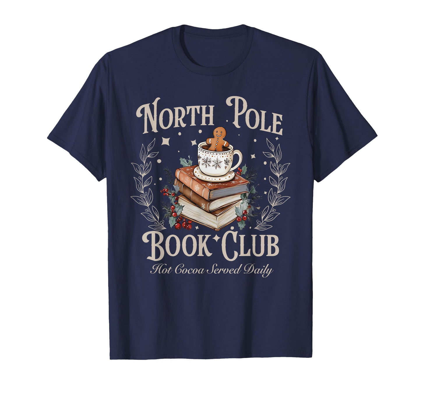 All Booked for Christmas Coquette Xmas Book Club Book Lovers T-Shirt