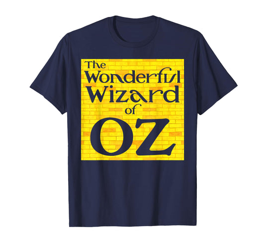 Retro Vintage Yellow Brick Road Wonderful Wizard of OZ Logo T-Shirt