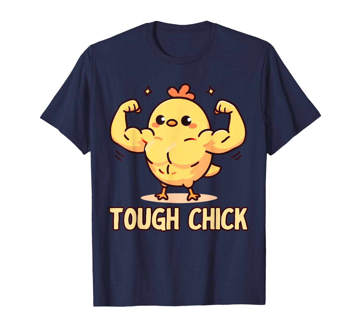 Funny Baby Chick Gym Tee Teen Girls Women One Tough Chick T-Shirt