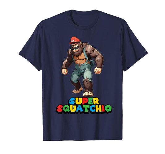cute sasquatch Bigfoot Gamer Gaming kids boys girls toddler T-Shirt