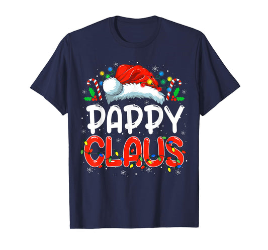 Pappy Claus Christmas Family Matching Pajamas Funny Xmas T-Shirt