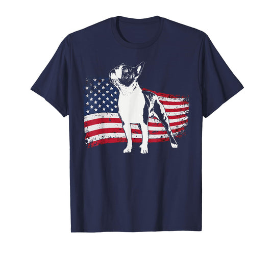 Boston Terrier Boston-Bulldog Women Kids Men T-Shirt