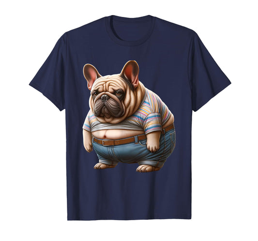 Hilarious Chunky French Bulldog Tee for Fat Dog Lovers T-Shirt