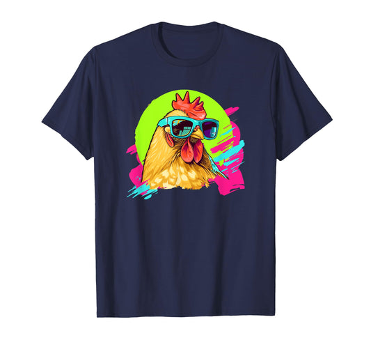 Funny Retro Vintage 80s Buff Orpington Chicken Lover T-Shirt