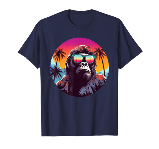 Aesthetic Gorilla I Retro Gorilla T-Shirt