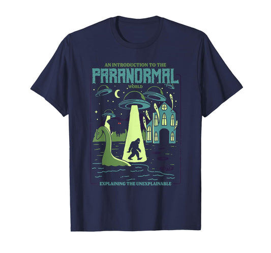 Cryptids Shirt UFO Alien Bigfoot Mothman Loch Ness Monster T-Shirt