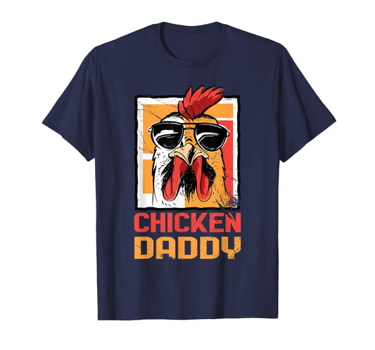 Chicken Daddy Funny Poultry Farmer Fathers Day T-Shirt