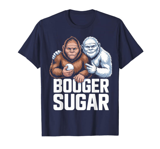Booger Sugar Sasquatch Yeti Nose Beers Nose Nachos Selfi T-Shirt