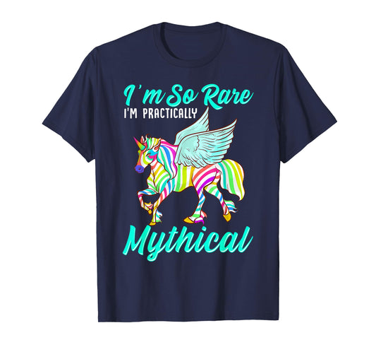 Rare Disease Zebra Unicorn Zebra Ribbon T-Shirt