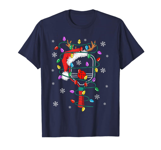 Christmas Pickleball Xmas Santa Sports Hat Mens Womens Kids T-Shirt