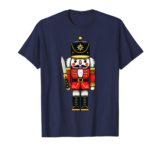 Cute Funny Christmas Happy Holiday Pajama Gift Tee Unisex-Adults Winter Black Short Sleeve T-Shirt Small Classic Fit Pajama Shirt Holiday-Themed T-Shirt