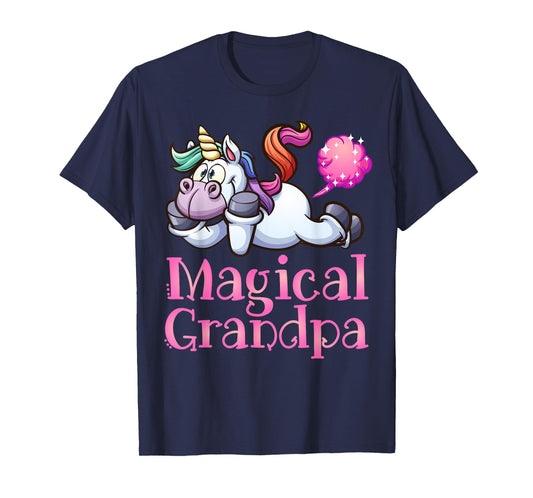 Funny Magical Grandpa, FARTING Rainbow Unicorn, Magic Gift