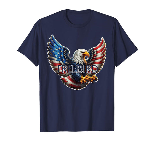 Free American Bird, This Bird You Cannot Change 4th Of July T-Shirt