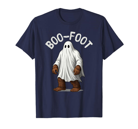 Bigfoot Ghost Costume Halloween Boo-Foot Sasquatch Spooky T-Shirt