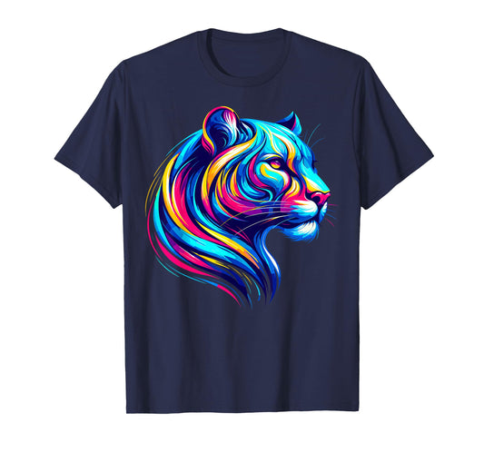 Colorful Puma Animal T-Shirt