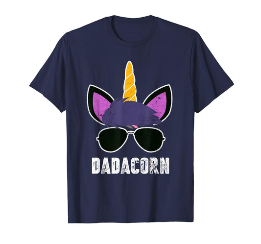 Dadacorn Unicorn Dad Father's Day Unicorn Daddy T-Shirt