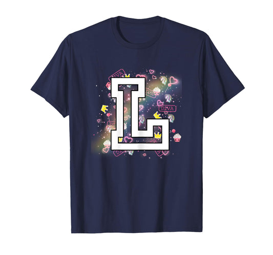 Kids Letter L Clothing For a Girl Who's Name Starts With L T-Shirt