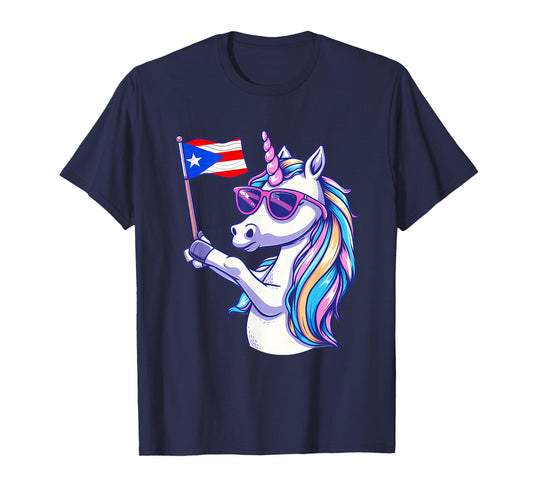 Puerto Rico Unicorn Puerto Rican Roots Puerto Rican Pride T-Shirt