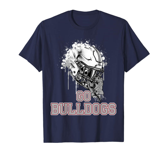 Edmond Memorial Bulldogs Rising Helmet GO! T-Shirt
