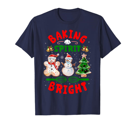Baking Spirit Bright Donut Christmas Tree Xmas Cookie Kids T-Shirt