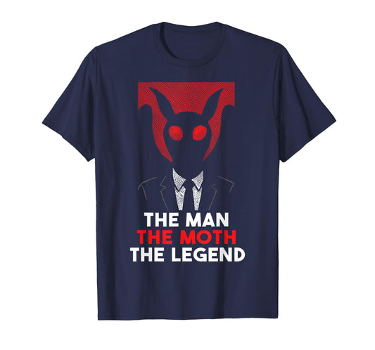 The Man The Moth The Legend Funny Mothman Cryptid Folklore T-Shirt