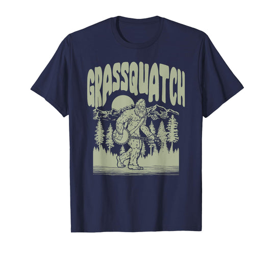 Grassquatch! Funny Bigfoot Banjo Bluegrass Sasquatch Outdoor T-Shirt