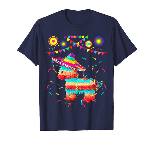 Funny Donkey Unicorn Birthday Pinata Fiesta Cinco de Mayo T-Shirt